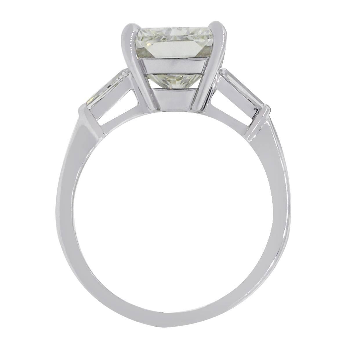 Radiant Cut GIA Certified 5.07 Carat Radiant Diamond Ring