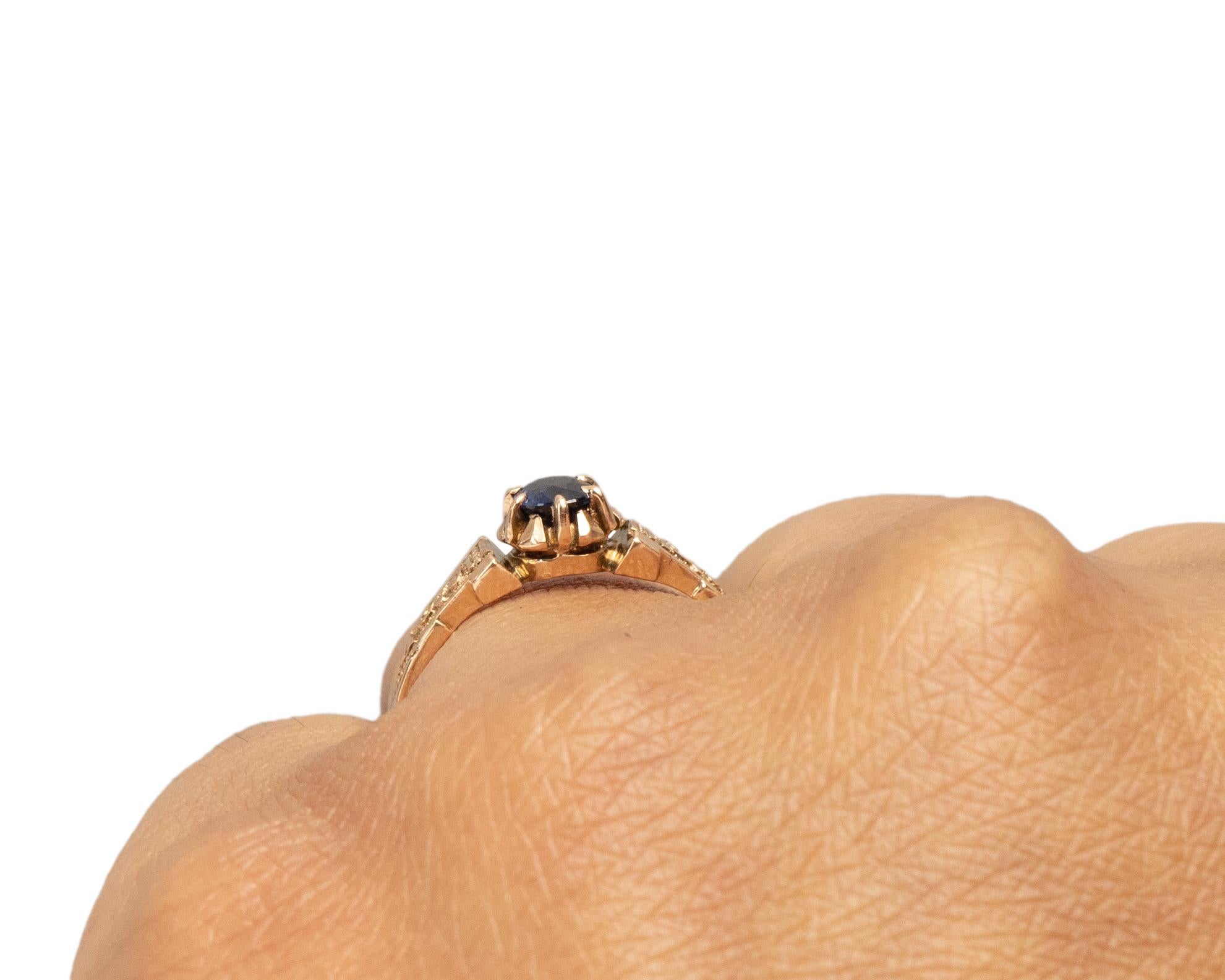 GIA Certified .51 Carat Edwardian Diamond Platinum Engagement Ring For Sale 1