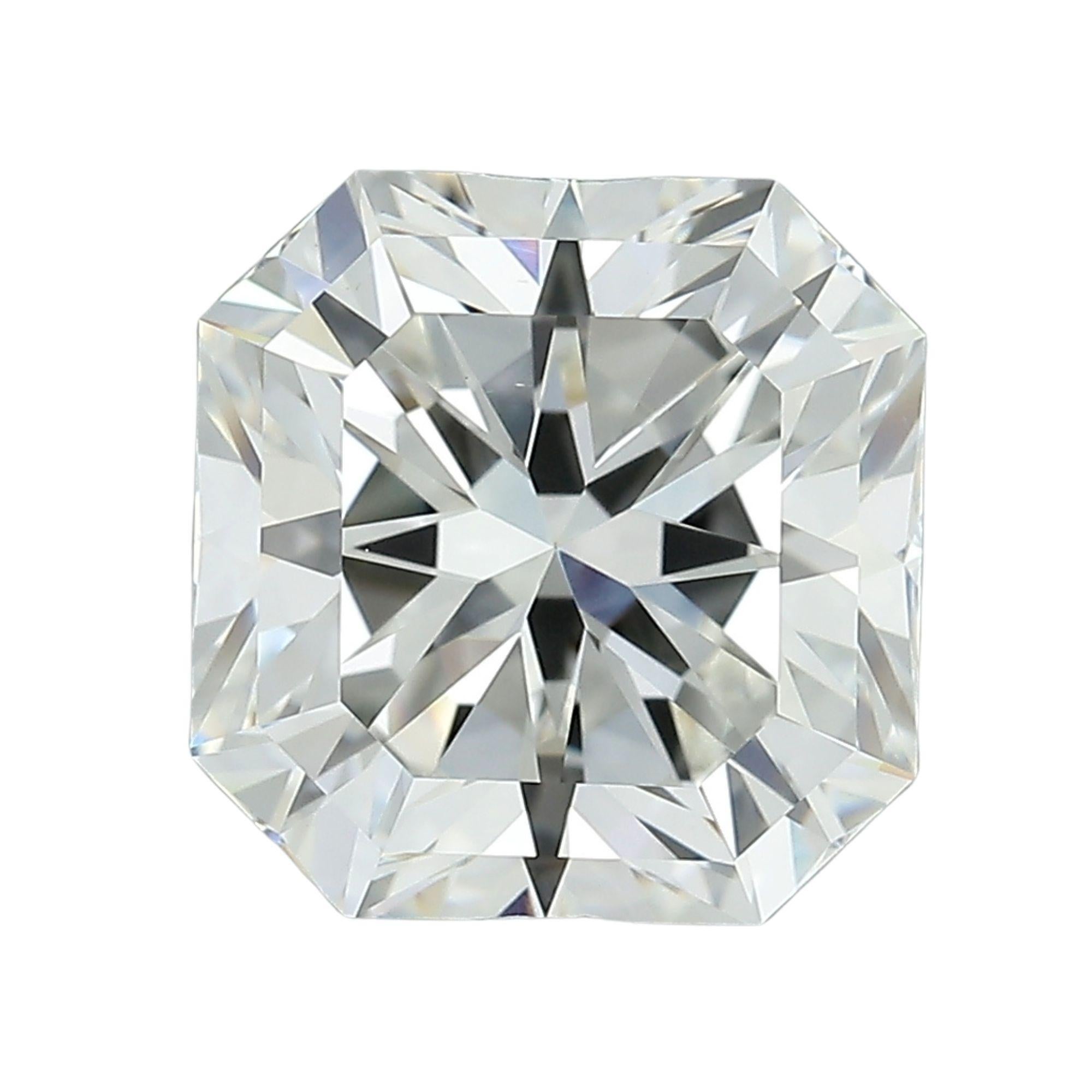 Brilliant Cut GIA Certified 5.10 Carat Lucida Cut Tiffany & Co. I-VS1 Loose Diamond For Sale