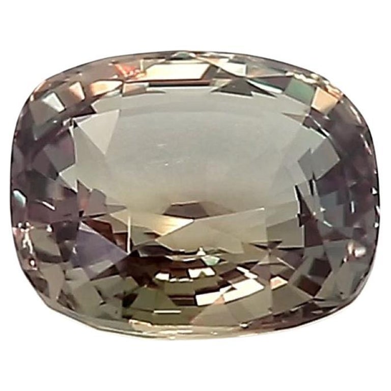 Alexandrite Naturelle Changeante - Pierre Précieuse Carrée AAA Certifiée RIF - Lot De 2