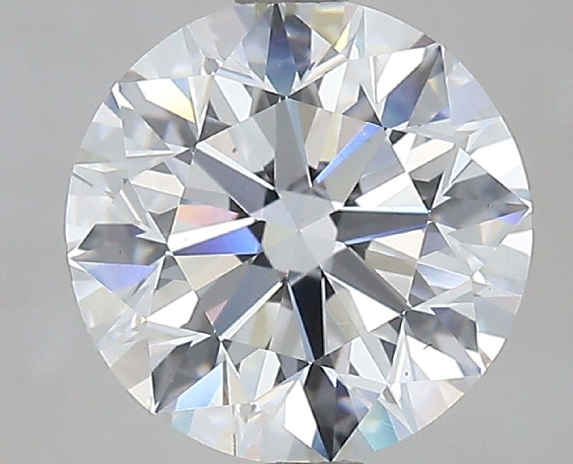 Vibrant and substantial 5.01 carat pair of round brilliant cut diamonds are very well cut, bright white, 100%eye clean, and have dazzling sparkle! 

They are 100% natural earth mined diamonds and have not received any treatments or enhancements of