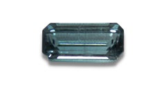 GIA Certified 5, 10 Carats Blue Tourmaline Emerald Cut