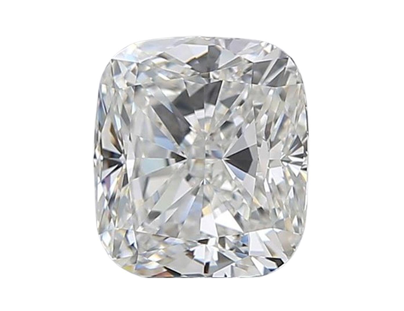 Contemporary GIA Certified 5.11 Carat Cushion Cut Diamond Platinum Ring For Sale