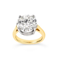Bague solitaire en diamants certifiés GIA de 5,11 carats