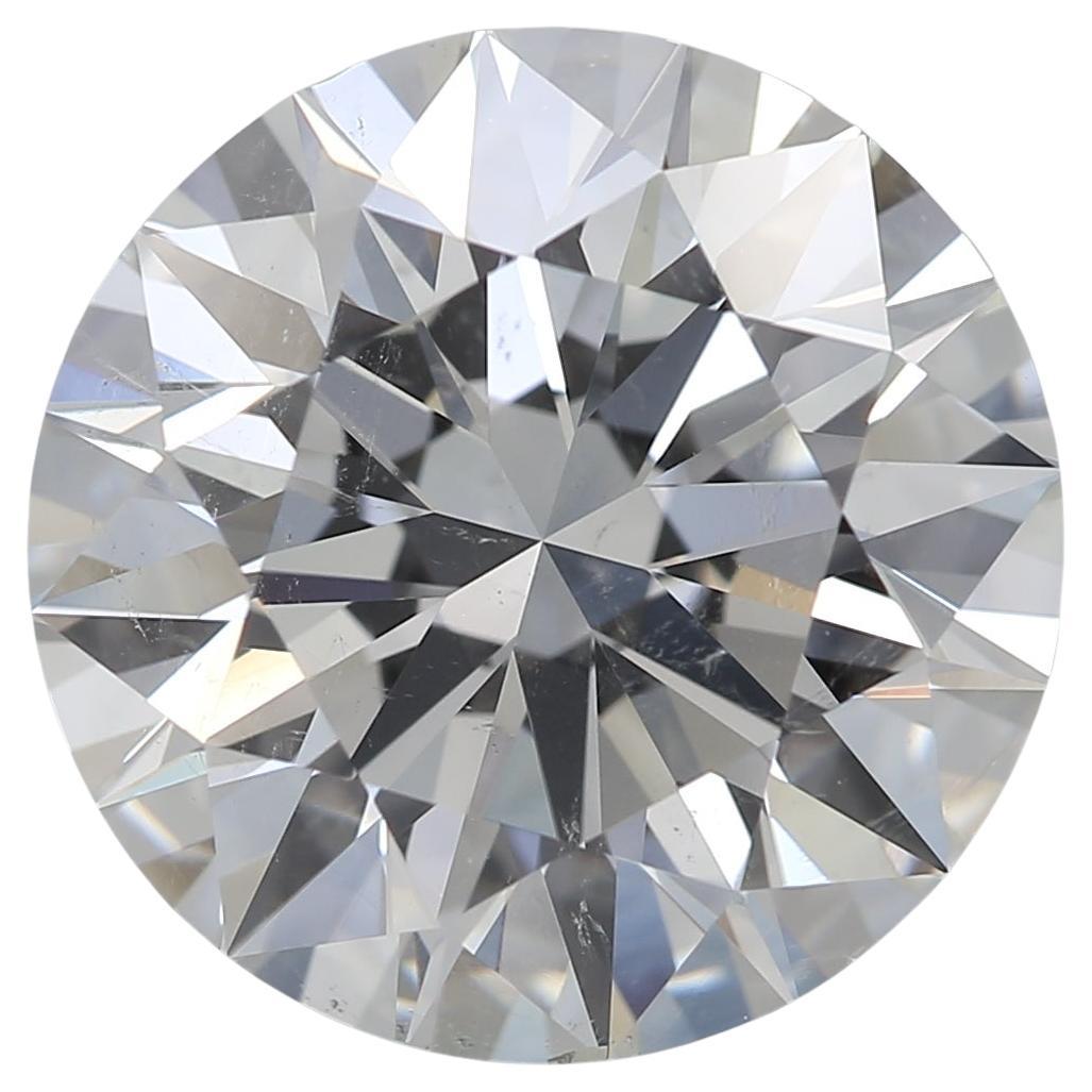 GIA zertifiziert 5,13ct H SI2 Runde Diamanten lose oder in Solitär-Ring gesetzt