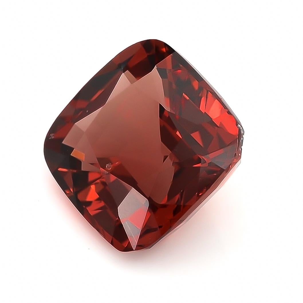 Natürlicher Rot-Orange Spinell Edelstein 5,14 Karat mit GIA Bericht / JupiterGem (Gemischter Schliff) im Angebot