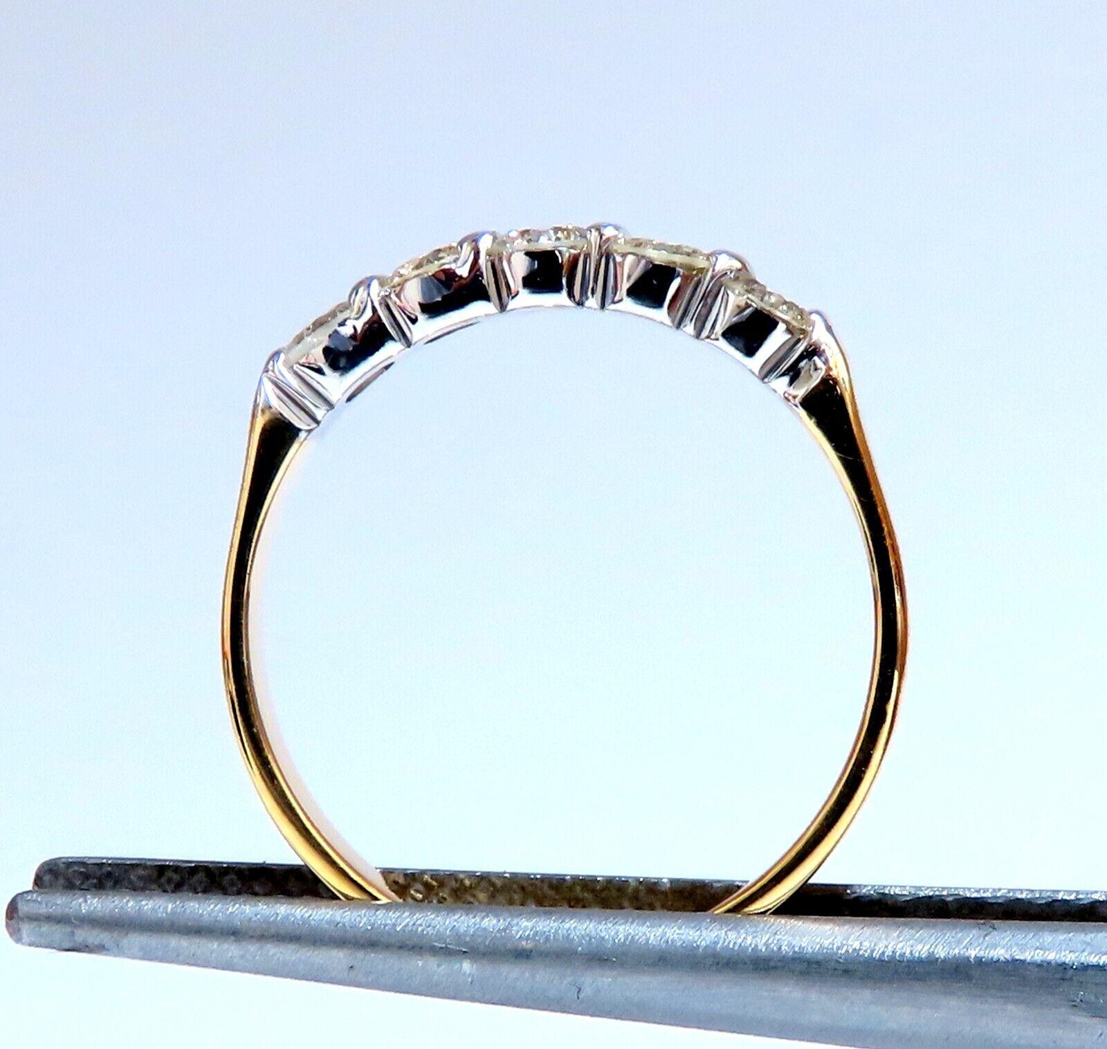 GIA certified .51 carat  diamond ring.

Report number [phone removed by eBay]

Stating E color I2 clarity & fair cut.

No fluorescence.

Total weight of all side round diamonds 0.80 carat. K/vs2 si1

14kt yellow gold 4

5.4 g

Size 6.25 and we may