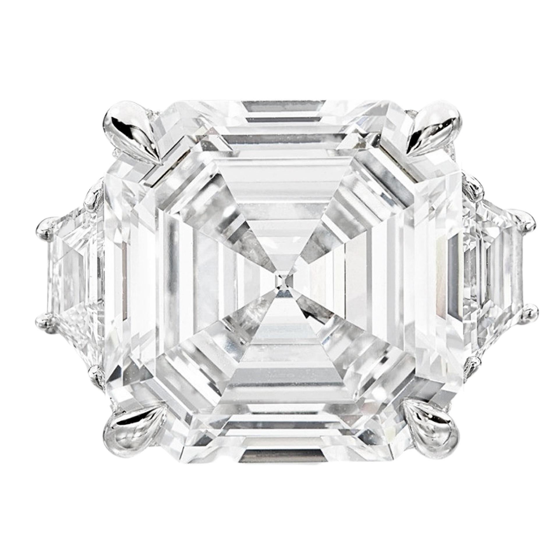A very rare 5.20 carat GIA certified asscher cut diamond ready to be set 

this diamond is very special because is F color VS2 in clarity excellent polish excellent symmetry and none fluorescence 