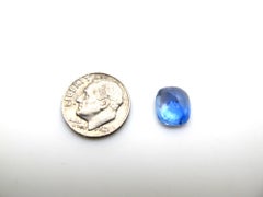 GIA-zertifizierter 5::20 Karat kornblumenblauer Saphir:: Kissenschliff