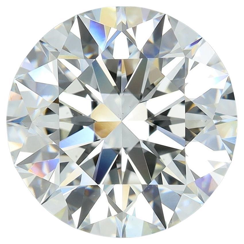 GIA zertifiziert 5,20ct H VS2 Runde Diamanten lose oder in Solitär-Ring gesetzt