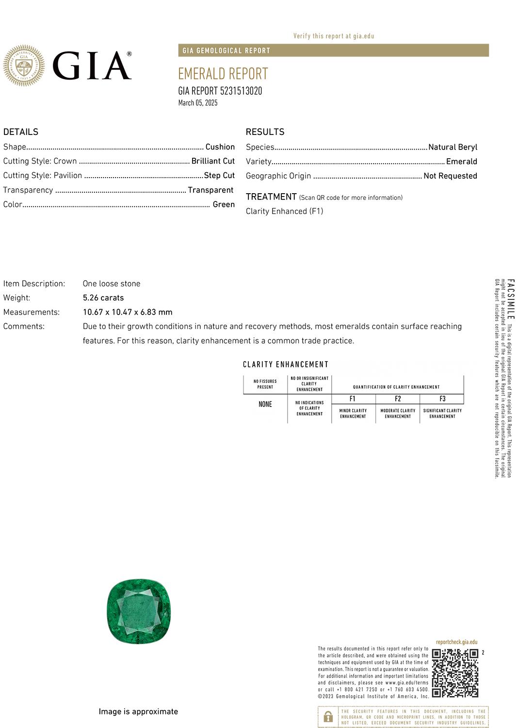 Cushion Cut GIA Certified 5.26 Carat Intense Vivid Green Diamond Platinum Ring For Sale