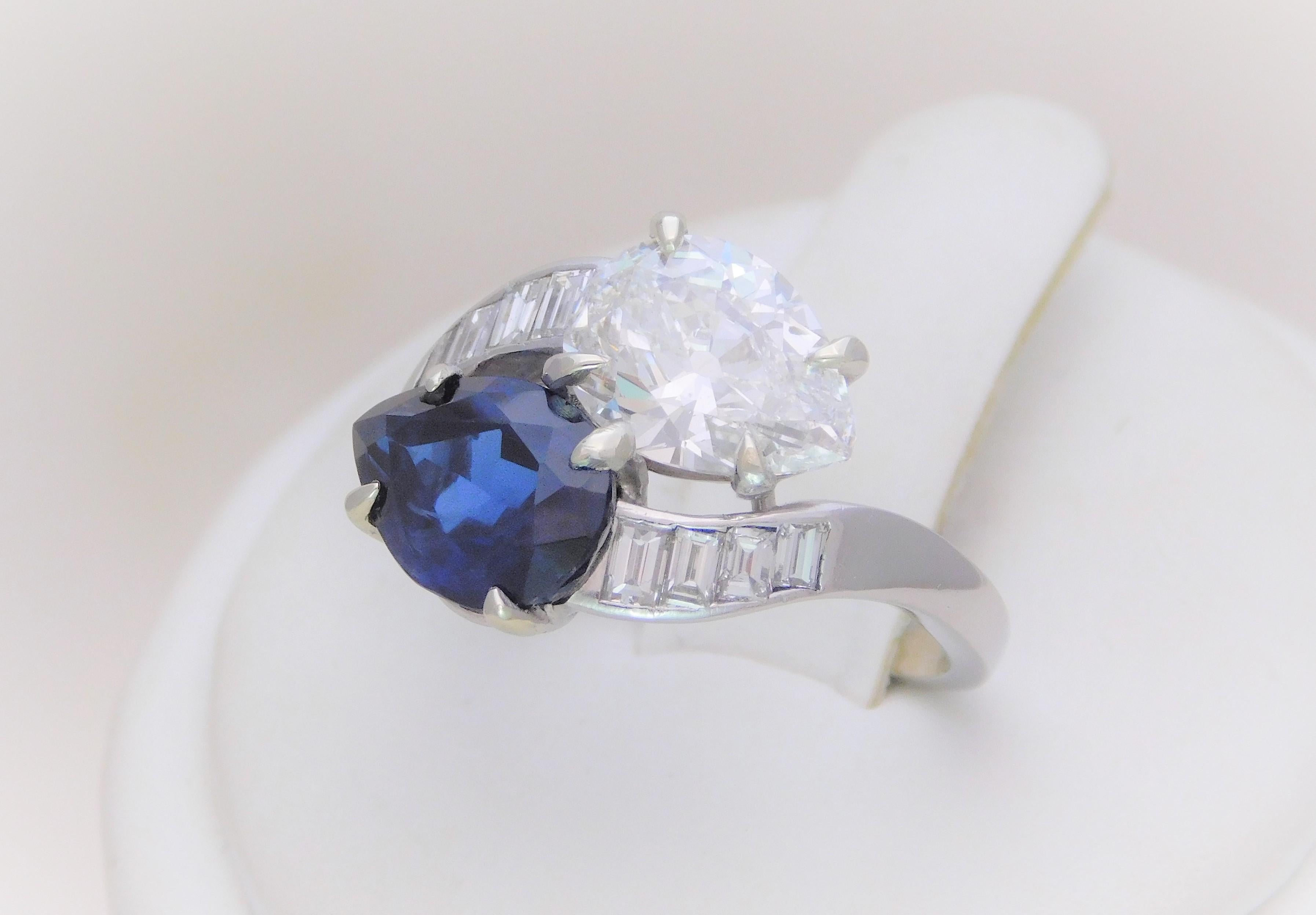 corundum engagement ring