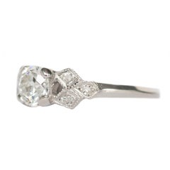 GIA Certified .53 Carat Diamond Engagement Ring