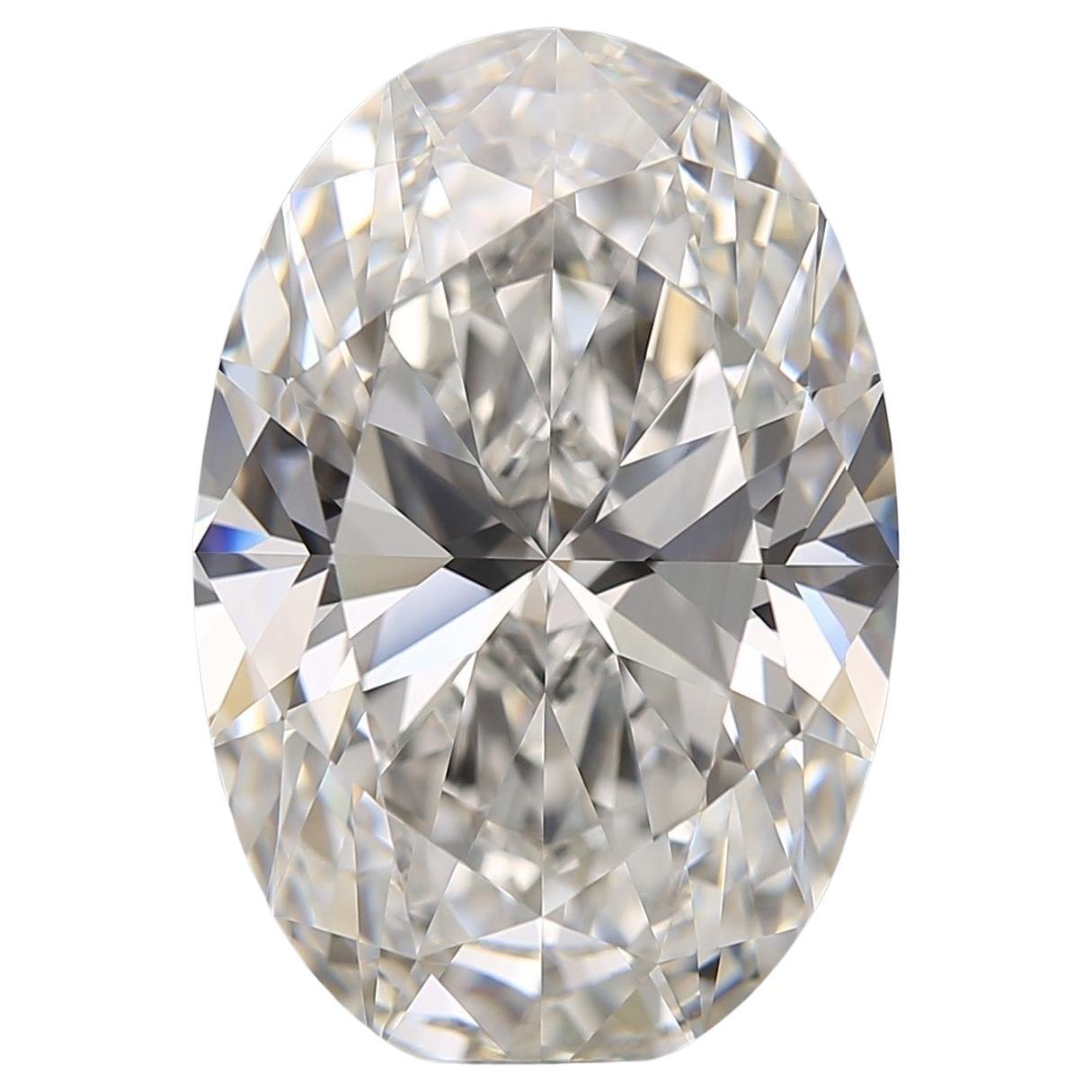 GIA Certified 5.31 Carat Oval F Color IF Clarity Diamond Engagement Ring
