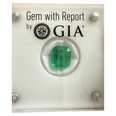 GIA Certified 5.33ct Colombian Emerald Loose Stone – F1 Minor Oil, Rare Clean