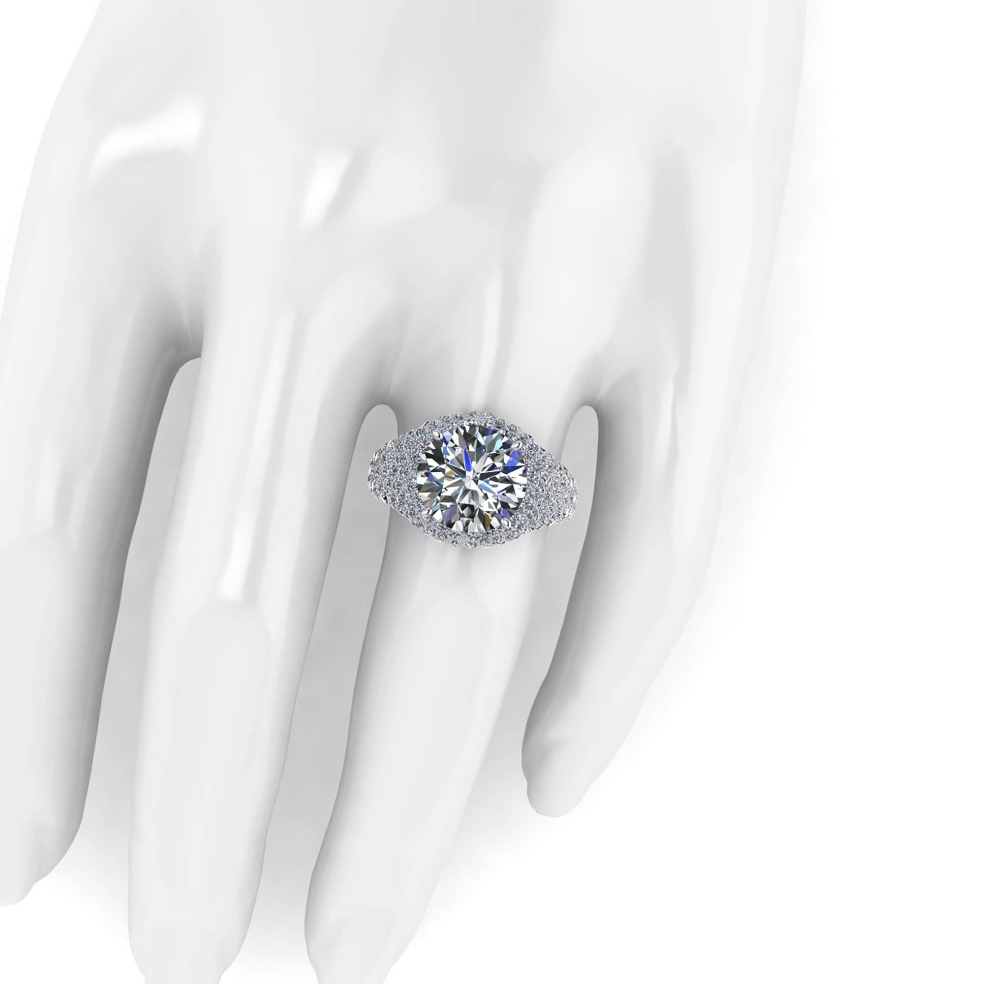 Certificado GIA 5,35 Quilates D Color Impecable en Nuevo estado para la venta en New York, NY