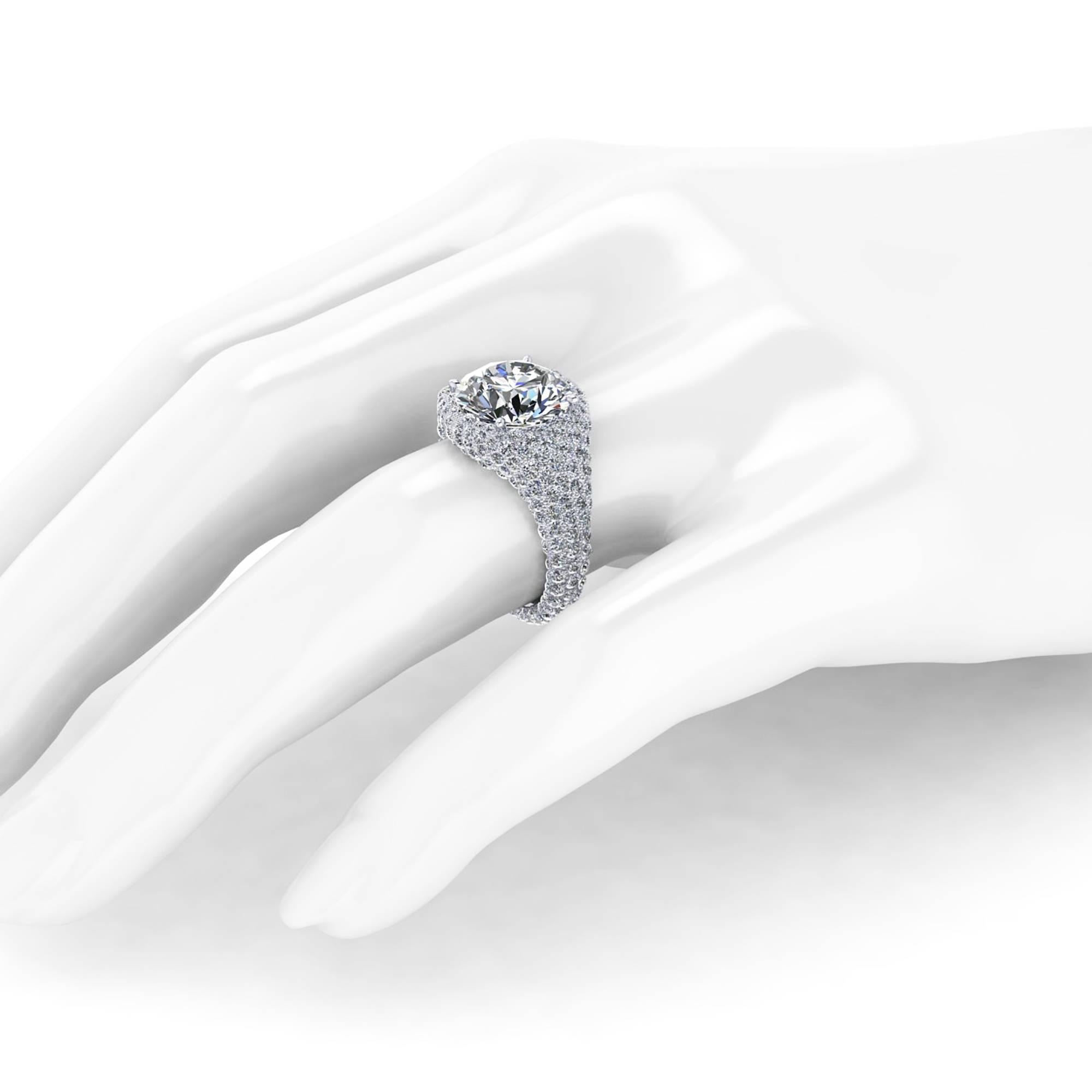 De las mujeres Certificado GIA 5,35 Quilates D Color Impecable en venta