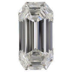 GIA Certified 5.36 Carat Emerald Cut J Color VS1 Clarity Loose Diamond