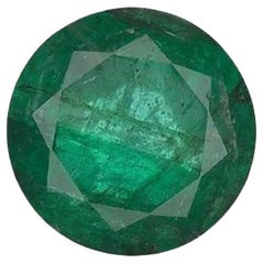 GIA-zertifizierter 5,36 Karat runder F3 Smaragd