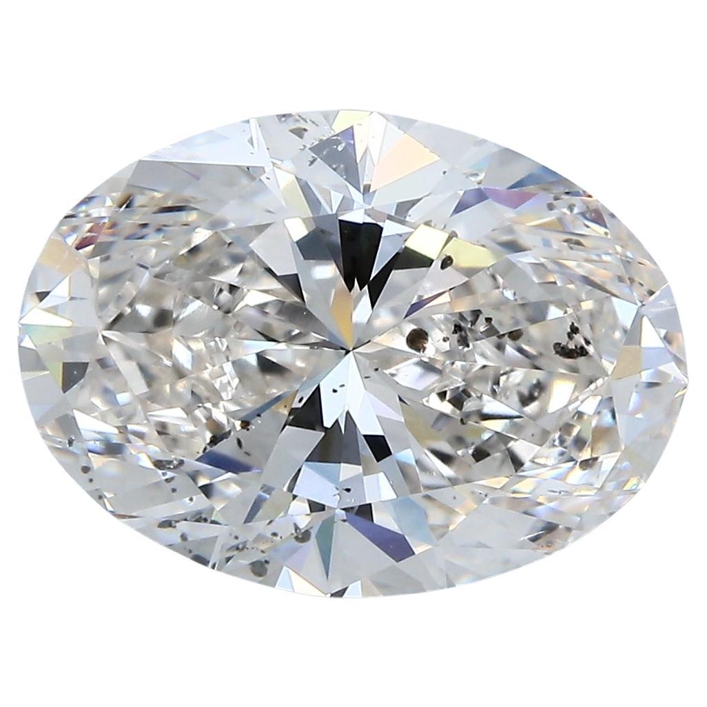 GIA Certified 5.42ct Natural Oval I SI2 Loose or Set in Solitaire Ring