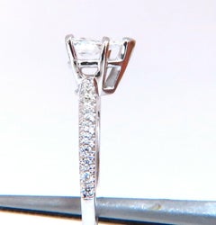 GIA Certified .54ct Natural Pear Shaped Diamond Ring 14kt*
