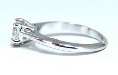 GIA Certified .55 Carat Heart Cut Diamond Solitaire Ring Platinum Classic D/VS*y