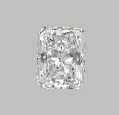 GIA Certified 5.00 Ct Radiant Cut Diamond Ring with Tapered Baguette in Platinum