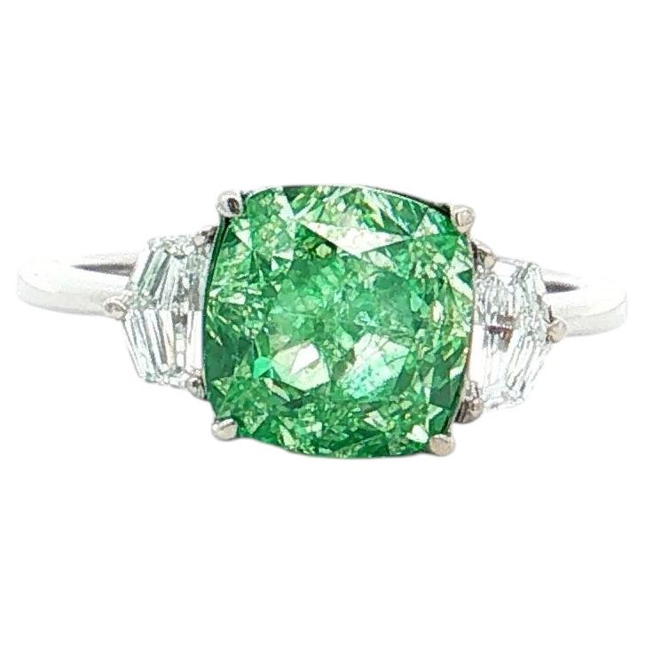 GIA Certified 5.52 Carat Y-Z Colour VS2 Clarity Diamond Ring For Sale