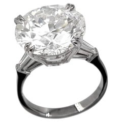 GIA Certified 5.62 Carat Round Brilliant Cut Diamond Triple Ex