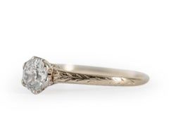 GIA Certified .57 Carat Diamond Engagement Ring