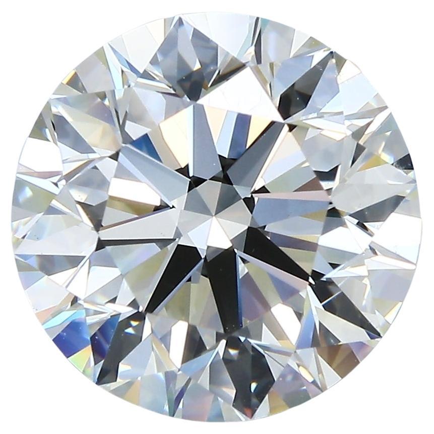 GIA-zertifizierter 5,70ct runder Diamant L Farbe VS1 lose oder in Solitärring gefasst