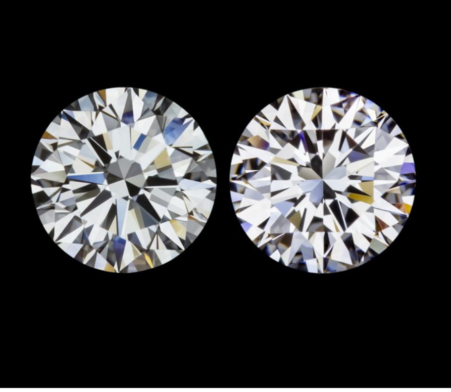 This impressively large 5.90 carat pair of round brilliant cut certified diamonds is beautifully white, exceptionally clean with si2 clarity, and dazzlingly brilliant! These diamonds are ideal cut and display eye catching sparkle! 

Both diamonds