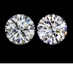 GIA Certified 5.80 Carat Diamond Studs