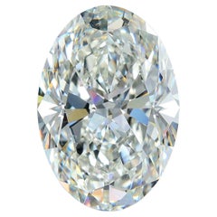 Diamante ovale certificato GIA 5,80ct I SI1 sciolto o incastonato in un anello solitario Diamante ovale certificato GIA 5,80ct I SI1 sciolto o incastonato in un anello solitario