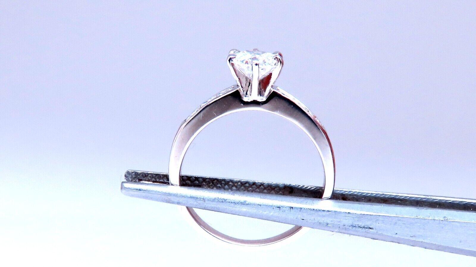 GIA Certified .58ct Natural Round Diamond solitaire ring G/Si1 In New Condition For Sale In New York, NY