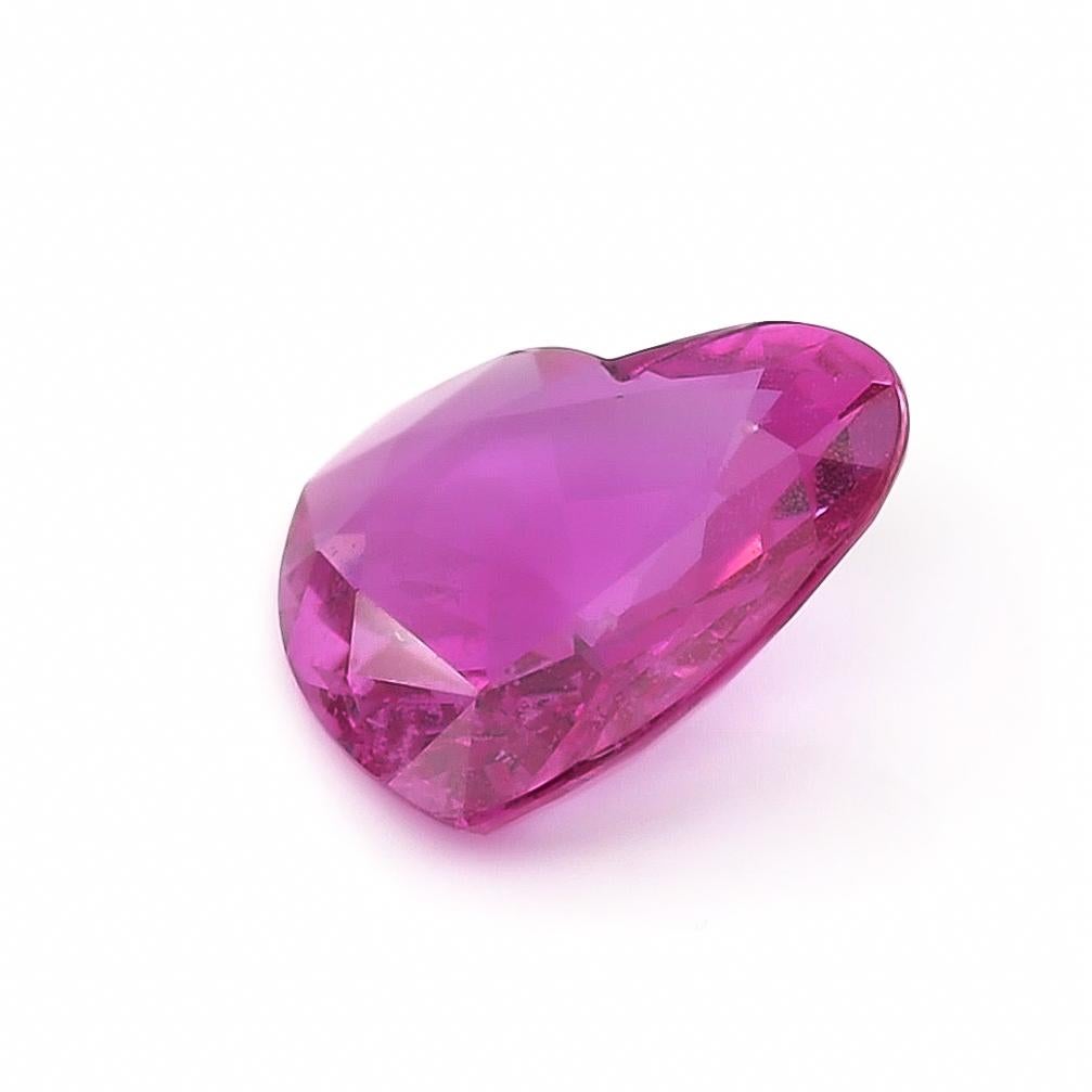 Mixed Cut GIA Certified 5.93 Carats Heated Pink Sapphire  For Sale