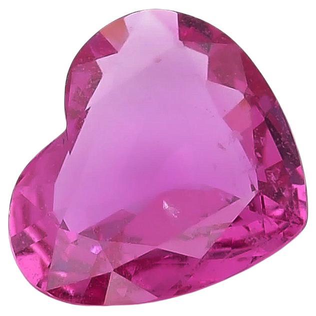 GIA Certified 5.93 Carats Heated Pink Sapphire 