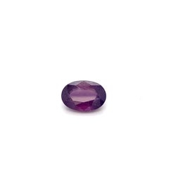 GIA Certified 5.94 Carat Oval Shape Natural Pink Purple Sapphire Loose Gemstone