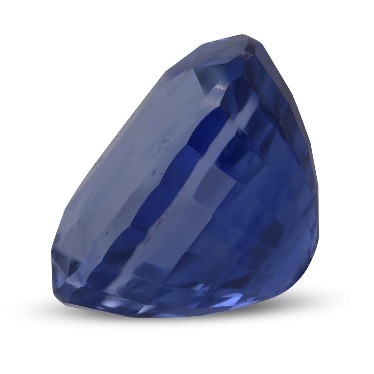 Saphir bleu naturel certifié GIA de 5,97 carats Neuf - En vente à Los Angeles, CA