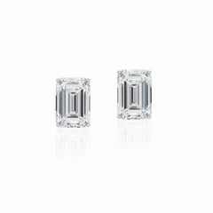 GIA Certified 6 Carat Diamond Earrings D VS2 Clarity