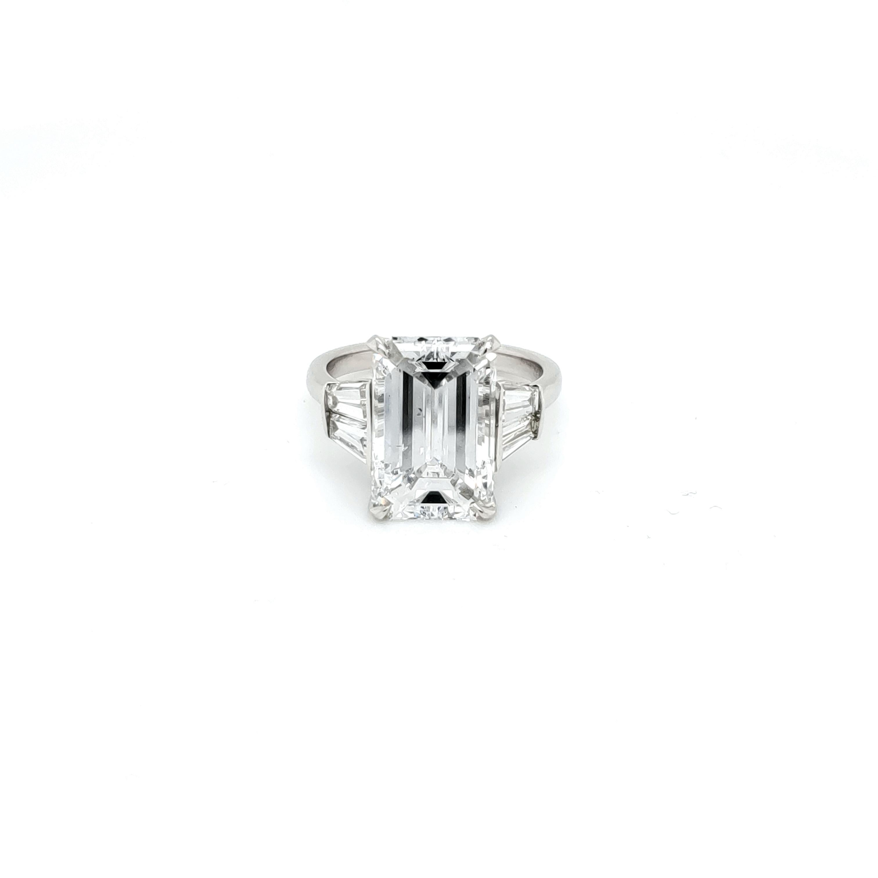 6 carat emerald cut diamond ring price