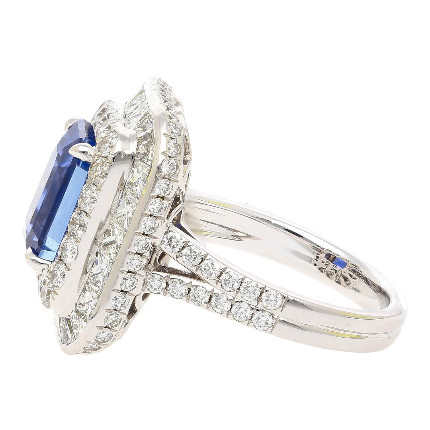 6 carat sapphire ring