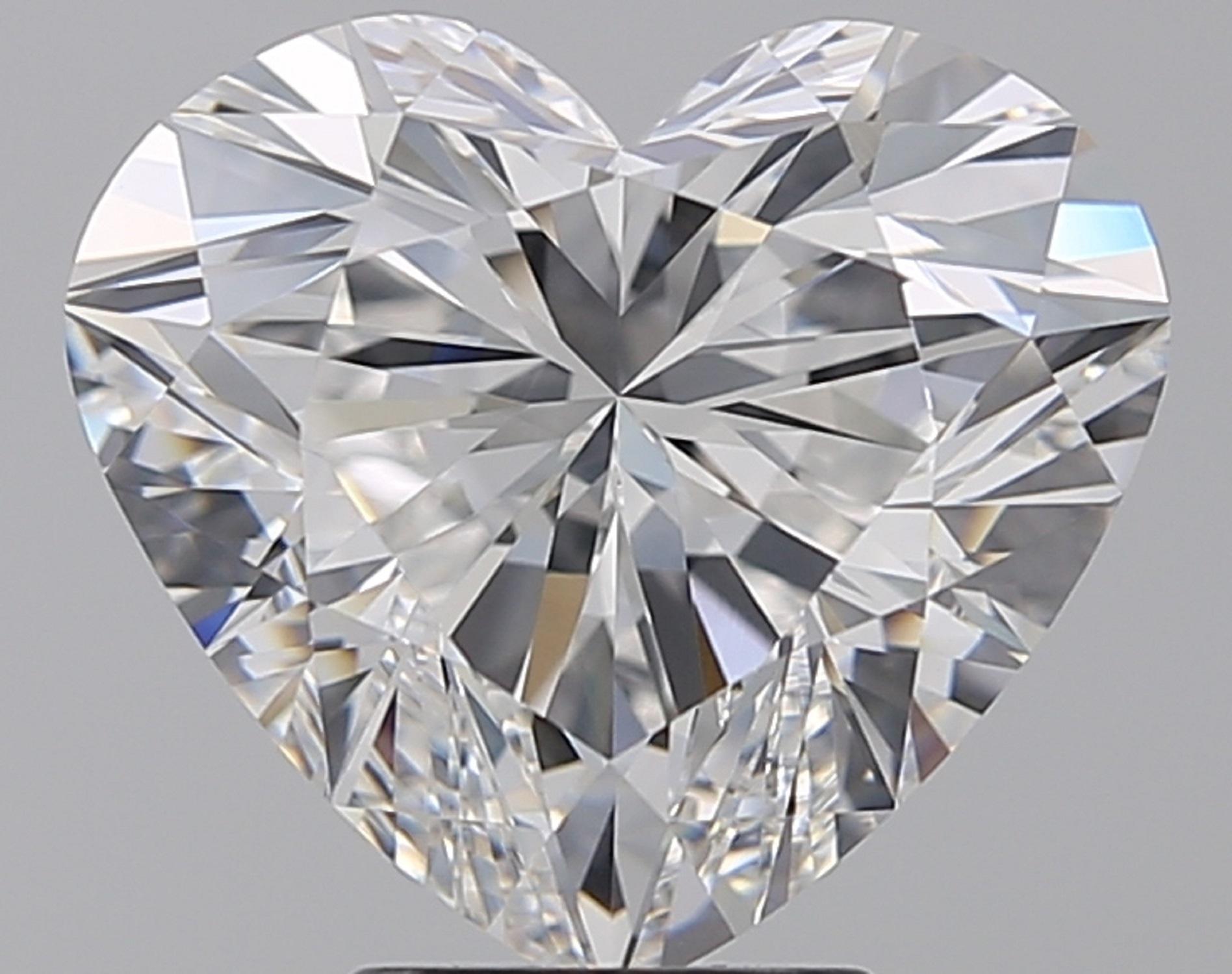 GIA Certified .30 Carat Heart-Cut Shape Diamond