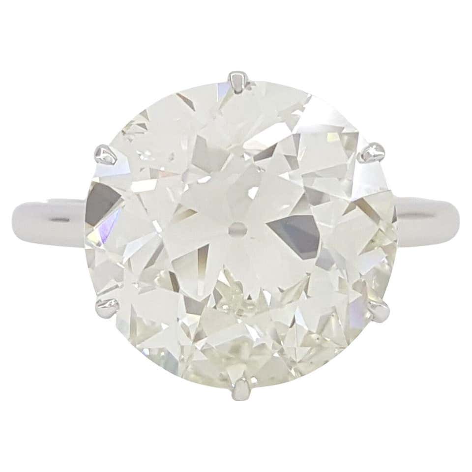 GIA Certified 17 Carat Emerald Cut Diamond Ring For Sale at 1stDibs