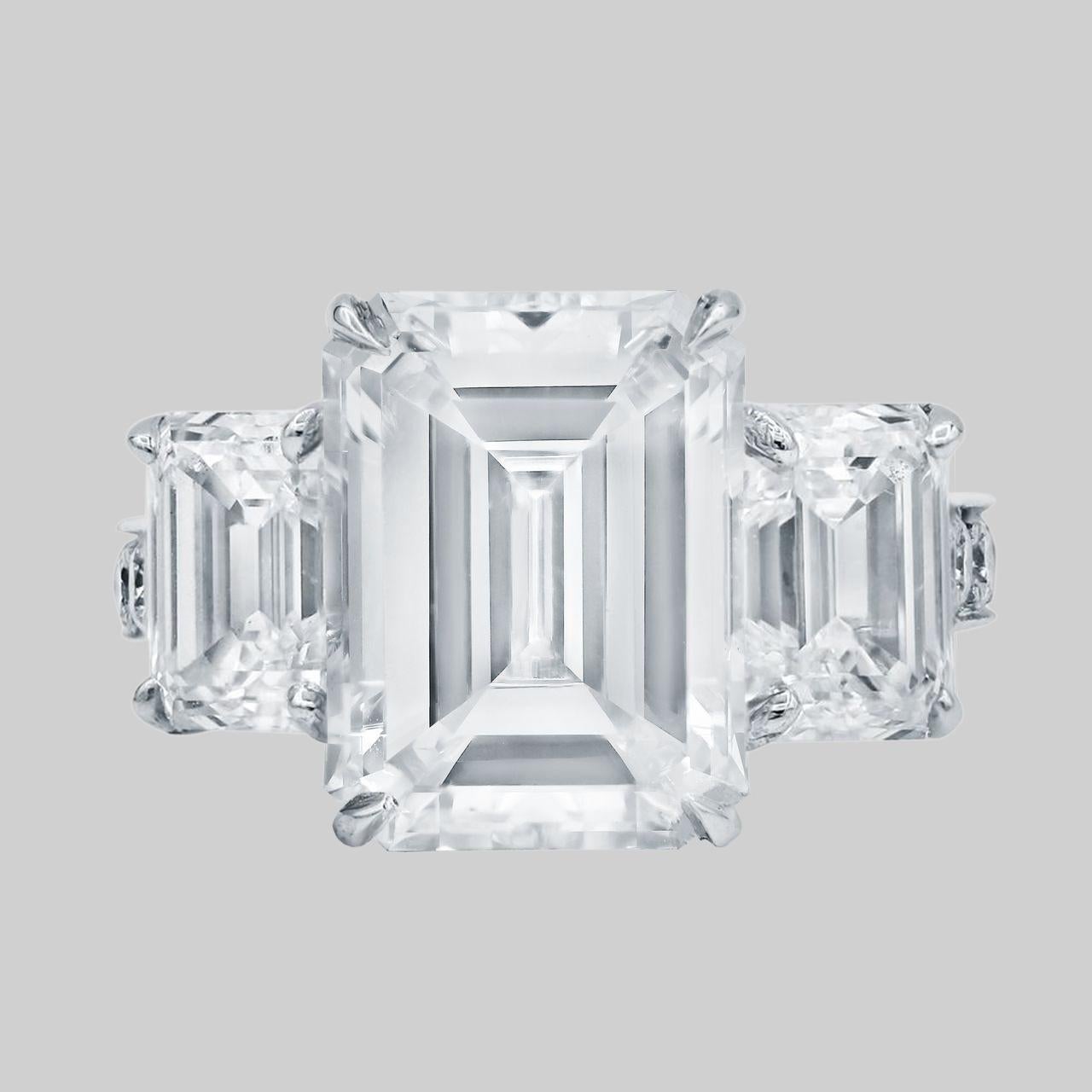 6 carat emerald cut diamond
