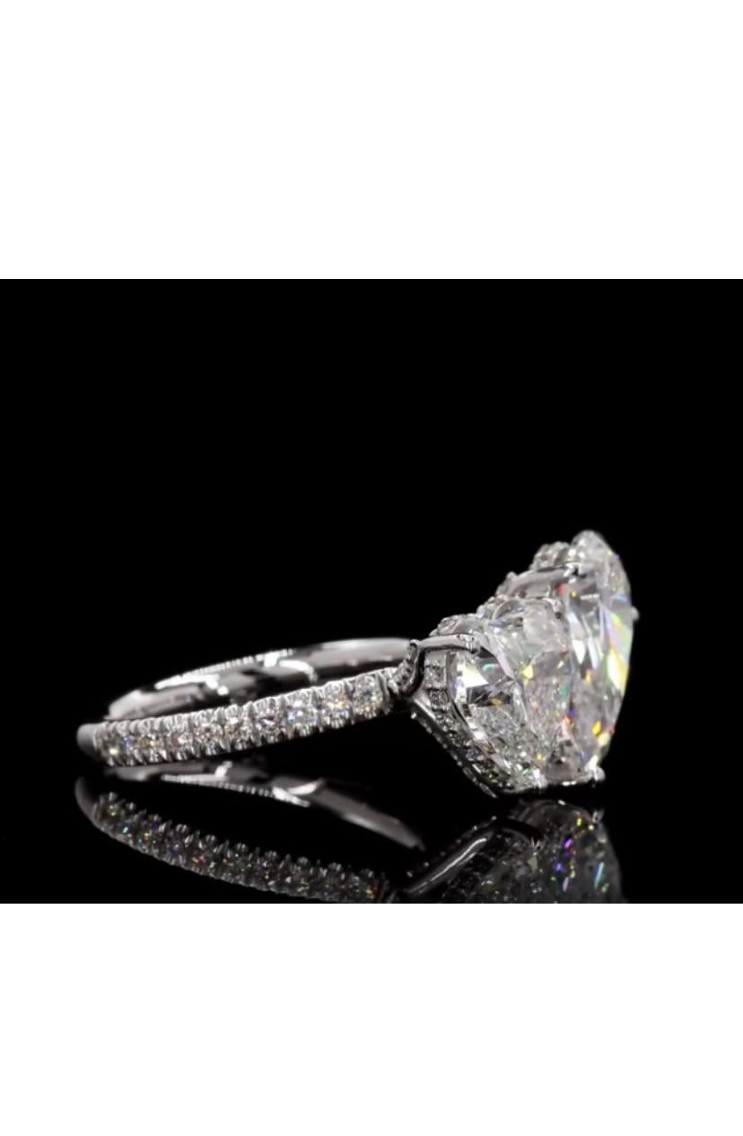 Certifié GIA 6,00 carats  Diamants  Bague en or 18K  en vente 2