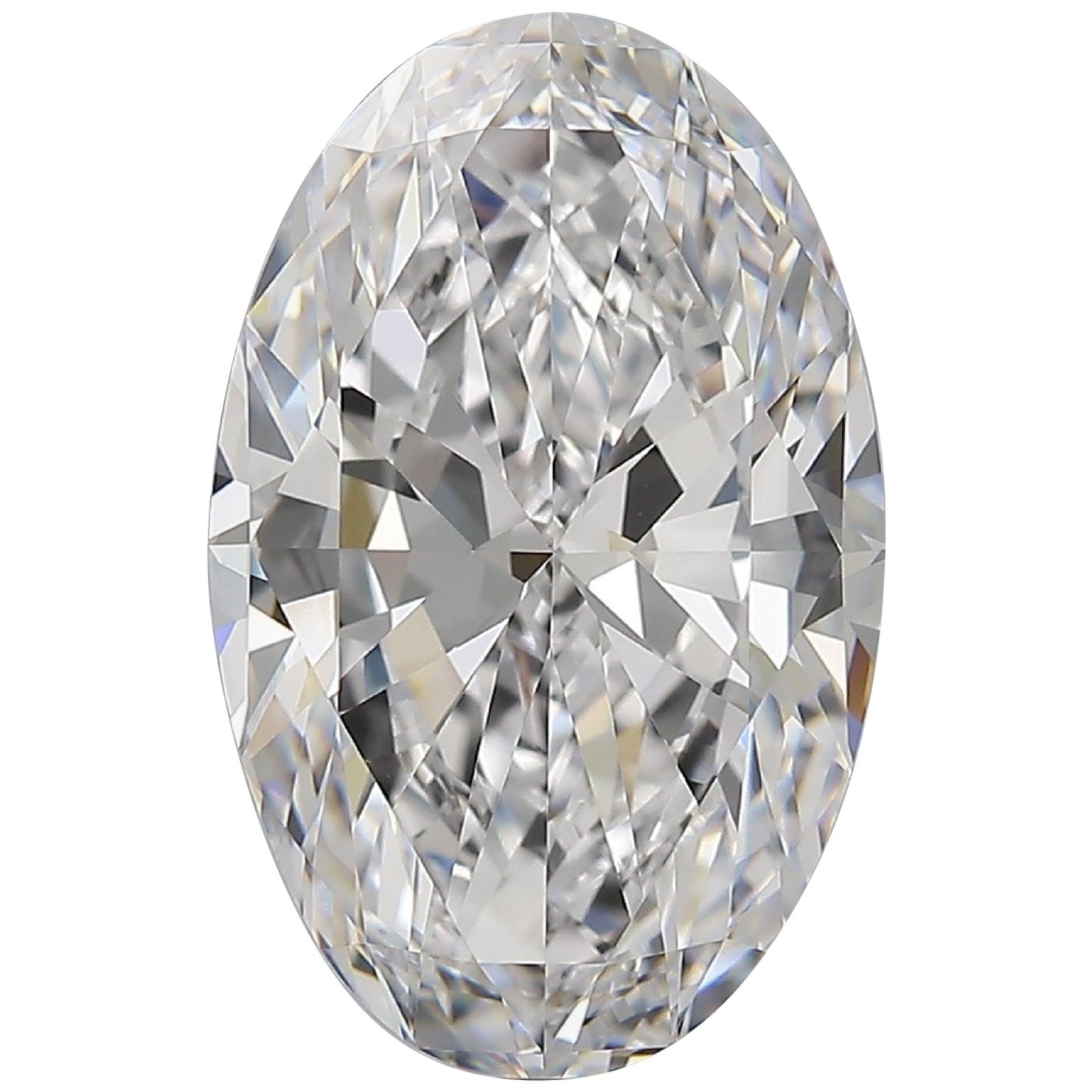 GIA Certified 5 Carat Oval Diamond Flawless D Color Excellent Cut and Polish