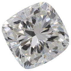 GIA Certified 6.01ct Cushion J I1 Diamond  Loose or Set in Solitaire Ring