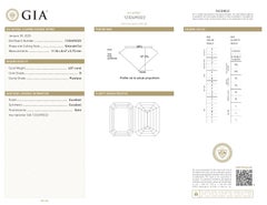 GIA Certified 6.01ct D FL Emerald Cut Diamond Loose or Set in Solitaire Ring