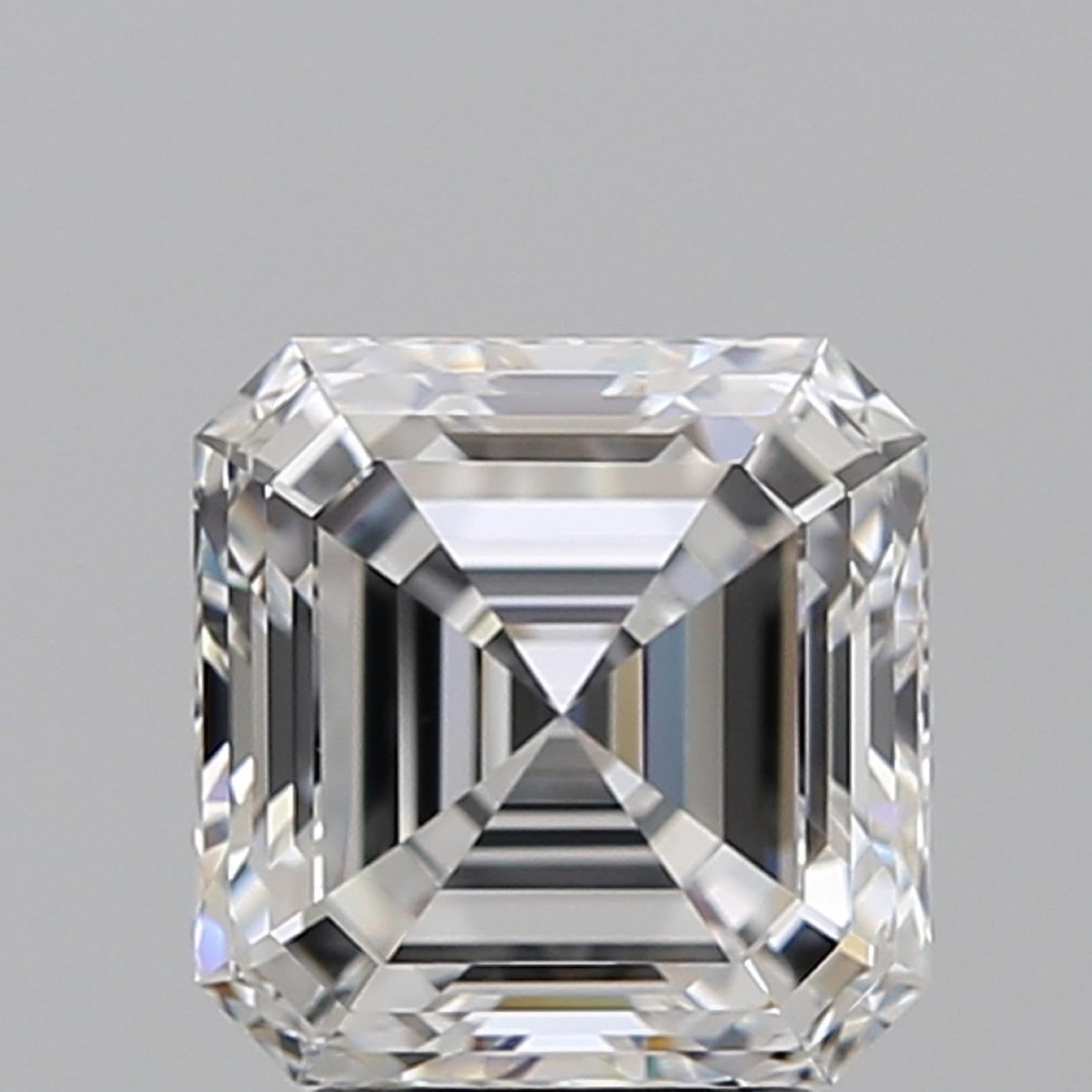 GIA Certified 6.12 Carat Asscher Cut Diamond Studs 